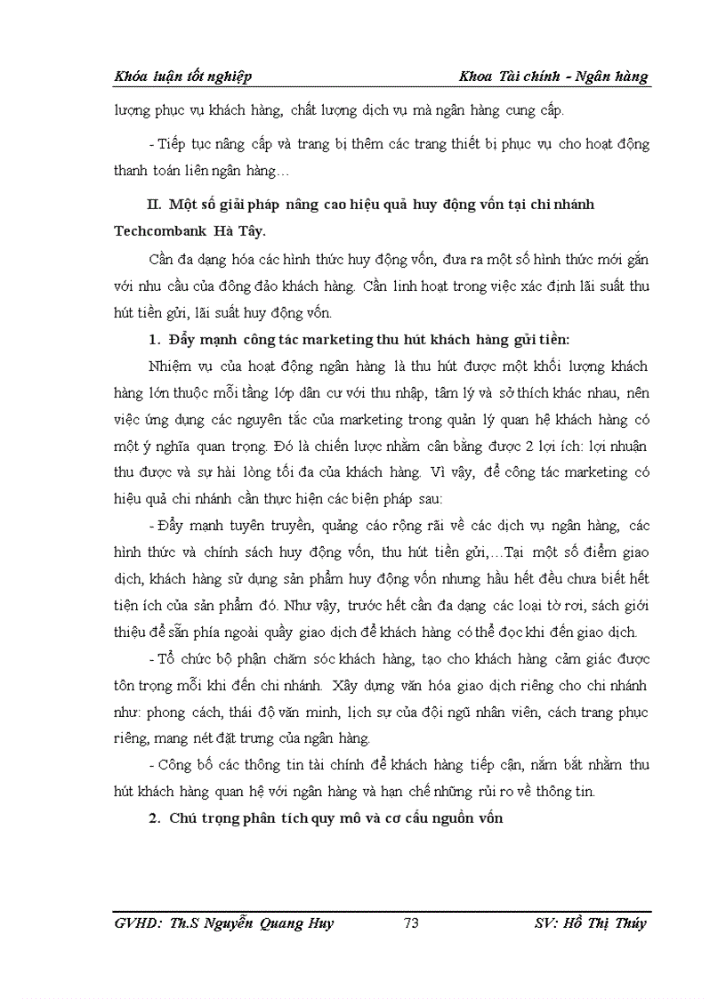 image for page Giải pháp nâng cao hoạt động công tác huy động vốn tại chi nhÁNH TECHCOMBANK HA TÂY