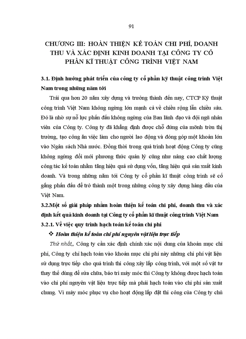 image for page Hoàn thiện kế toán chi phí doanh thu và xác định kết quả kinh doanh tại công ty cổ phần kỹ thuật công trình Việt Nam