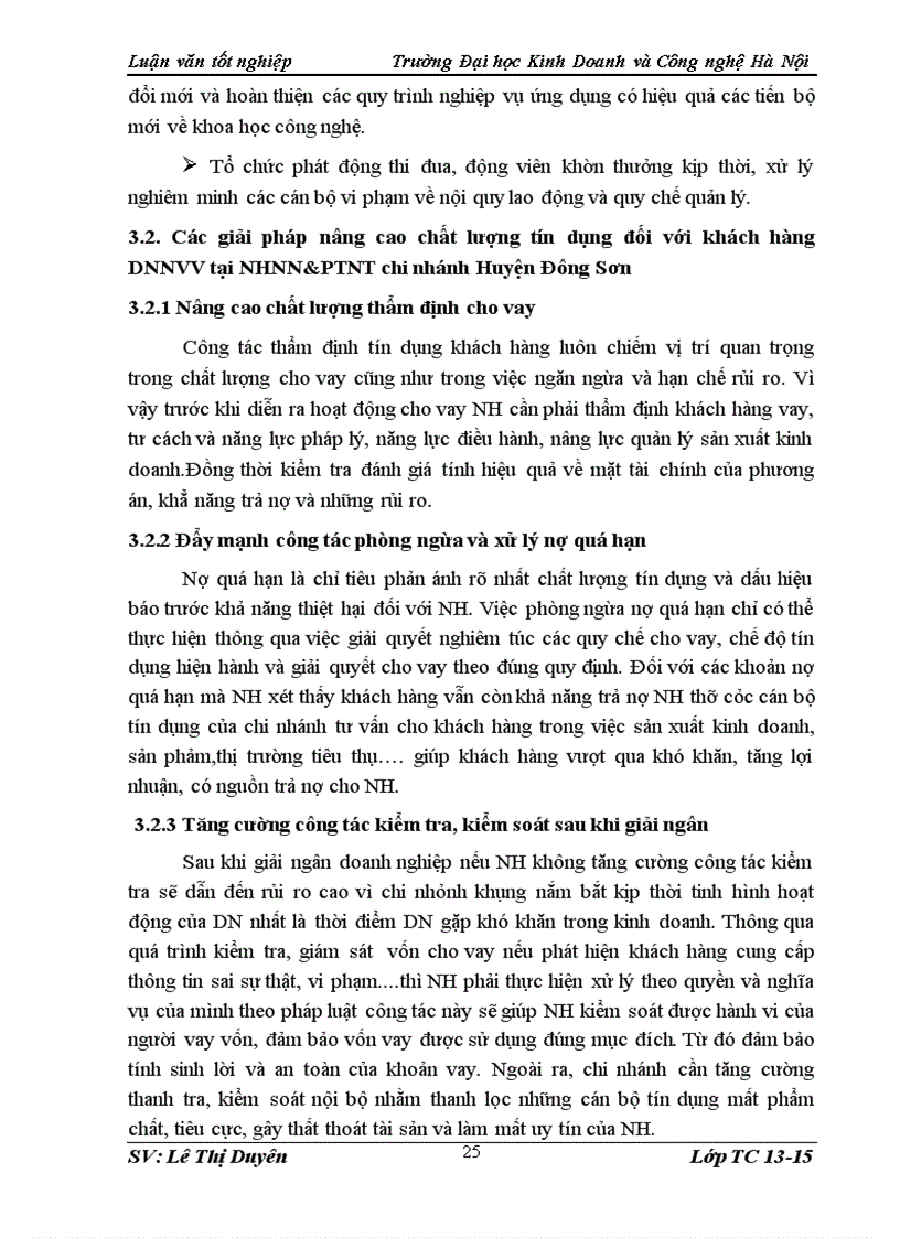 image for page Nâng cao chất lượng tín dụng đối với doanh nghiệp nhỏ và vừa tại Ngân hàng Nông nghiệp và Phát triển Nông thôn chi nhánh Huyện Đông Sơn Tỉnh Thanh Hóa
