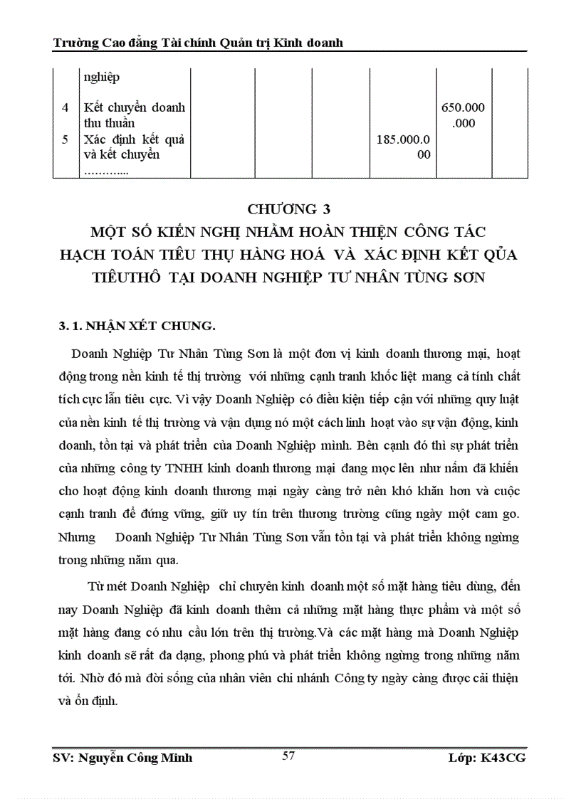 image for page Hoàn thiện công tác hạch toán tiêu thụ hàng hoá và xác định kết quả tiêu thụ tại Doanh Nghiệp Tư Nhõn Tựng sơn
