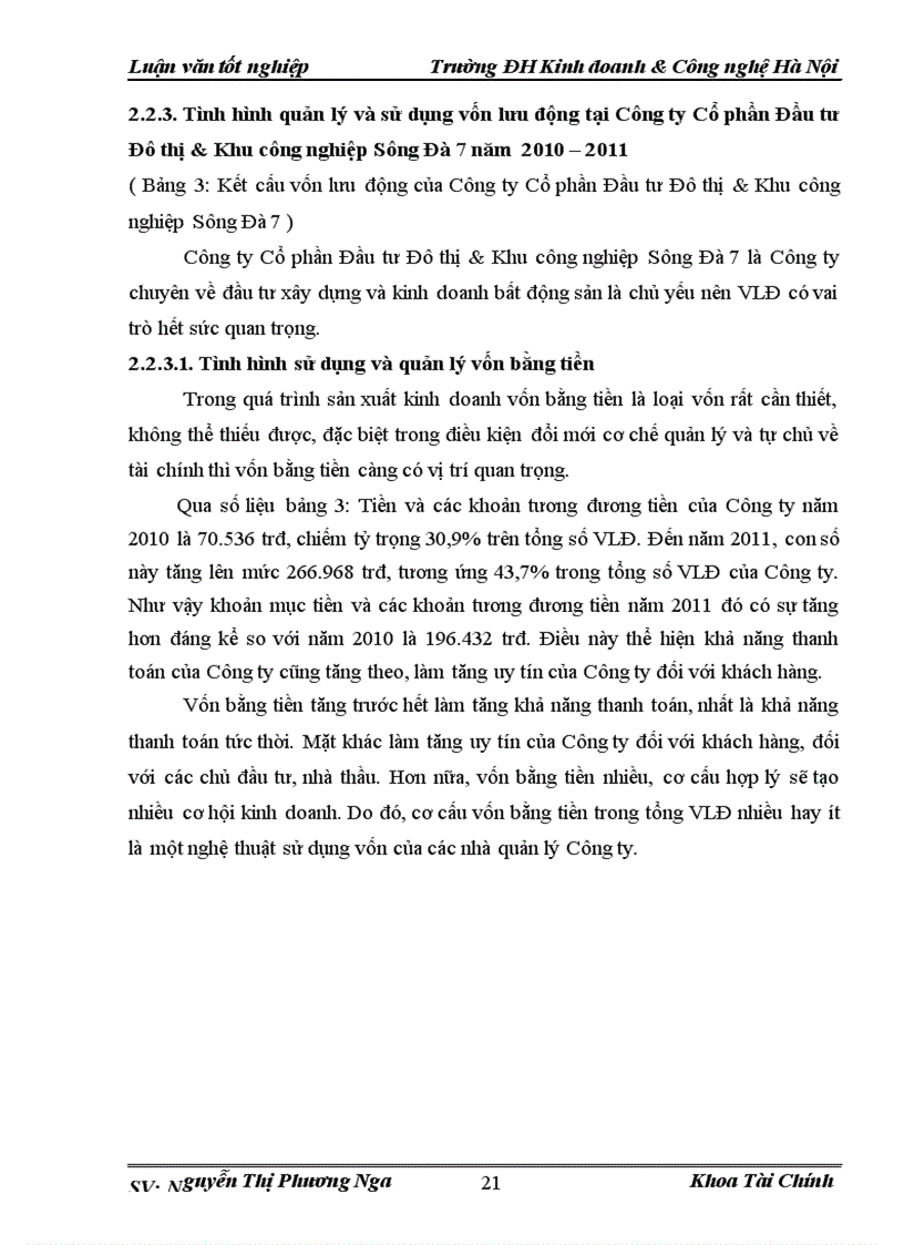 image for page Một số giải pháp nâng cao hiệu quả sử dụng vốn lưu động tại Công ty Cổ phần đầu tư Đô thị Khu công nghiệp Sông Đà 7