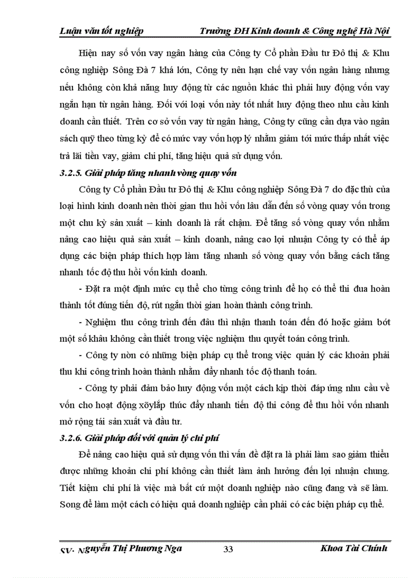 image for page Một số giải pháp nâng cao hiệu quả sử dụng vốn lưu động tại Công ty Cổ phần đầu tư Đô thị Khu công nghiệp Sông Đà 7