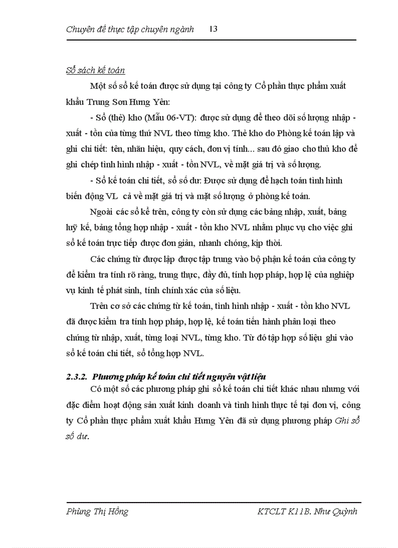 image for page Hoàn thiện kế toán nguyên vật liệu tại công ty cổ phần thực phẩm xuất khẩu trung sơn HƯNG YÊN