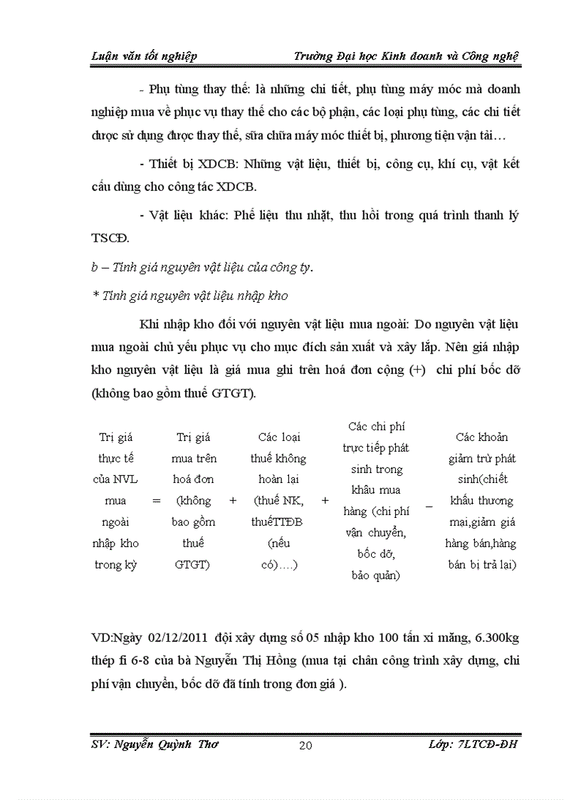 image for page Hoàn thiện hạch toán kế toán nguyên liệu vật liệu tại Công ty cổ phần xây dựng Bắc Hưng