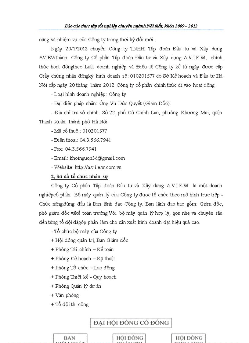 image for page Báo cáo thực tập tốt nghiệp chuyên ngành Nội thất khóa 2009 2012