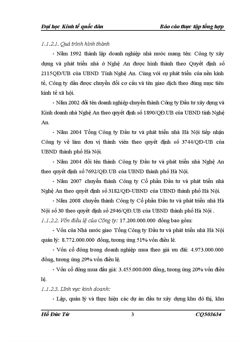 image for page Đặc điểm hoạt động sản xuất kinh doanh công ty cổ phần đầu tư và phát triển nhà HÀ NỘI SỐ 30