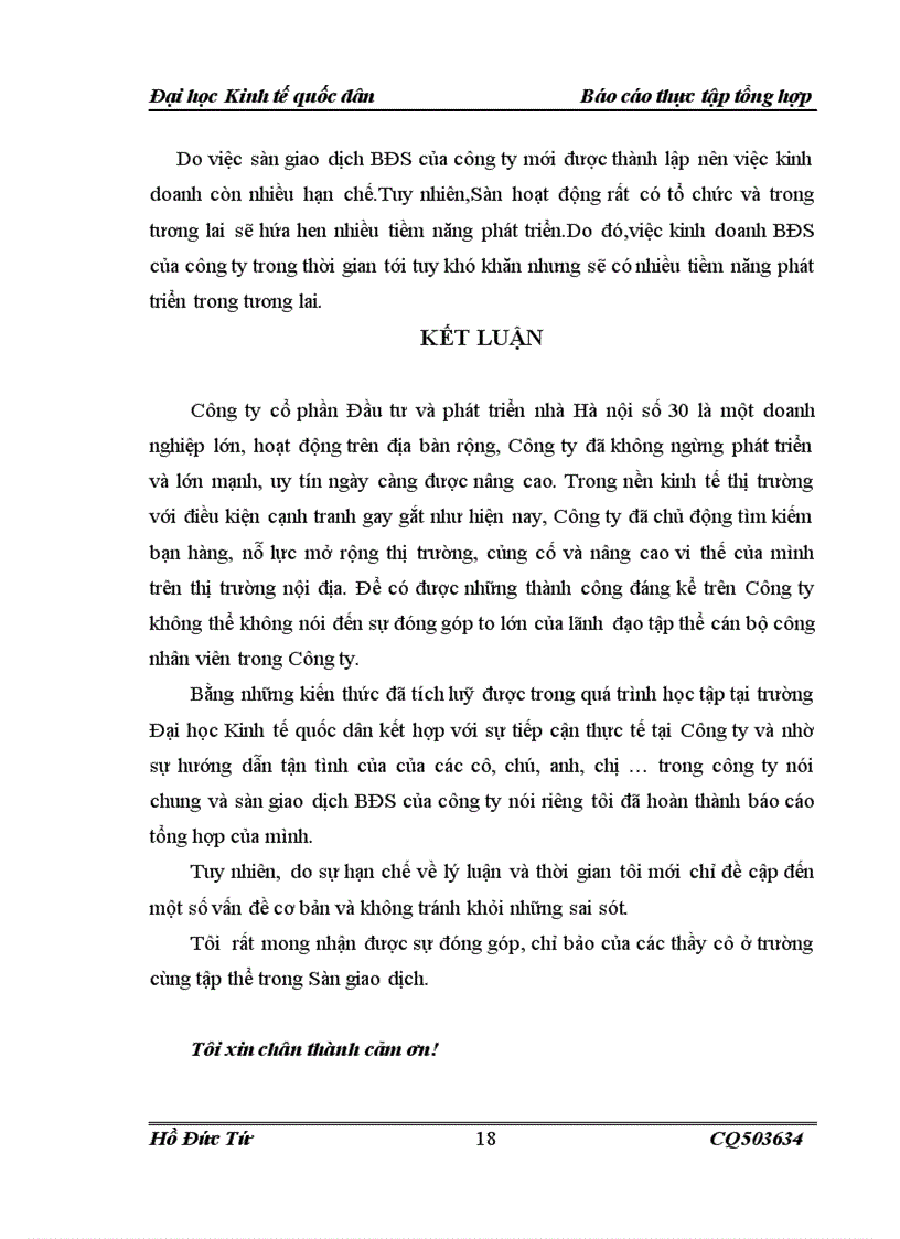 image for page Đặc điểm hoạt động sản xuất kinh doanh công ty cổ phần đầu tư và phát triển nhà HÀ NỘI SỐ 30