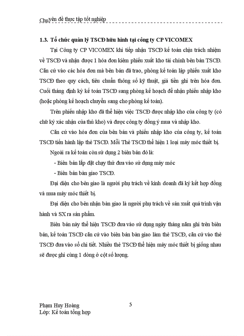 image for page Hoàn thiện Công tác Kế toán TSCĐ hữu hình