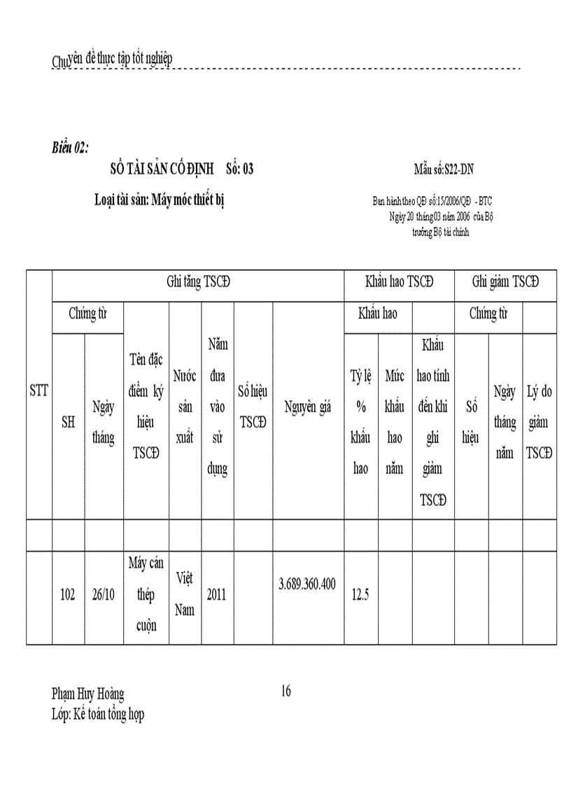 image for page Hoàn thiện Công tác Kế toán TSCĐ hữu hình
