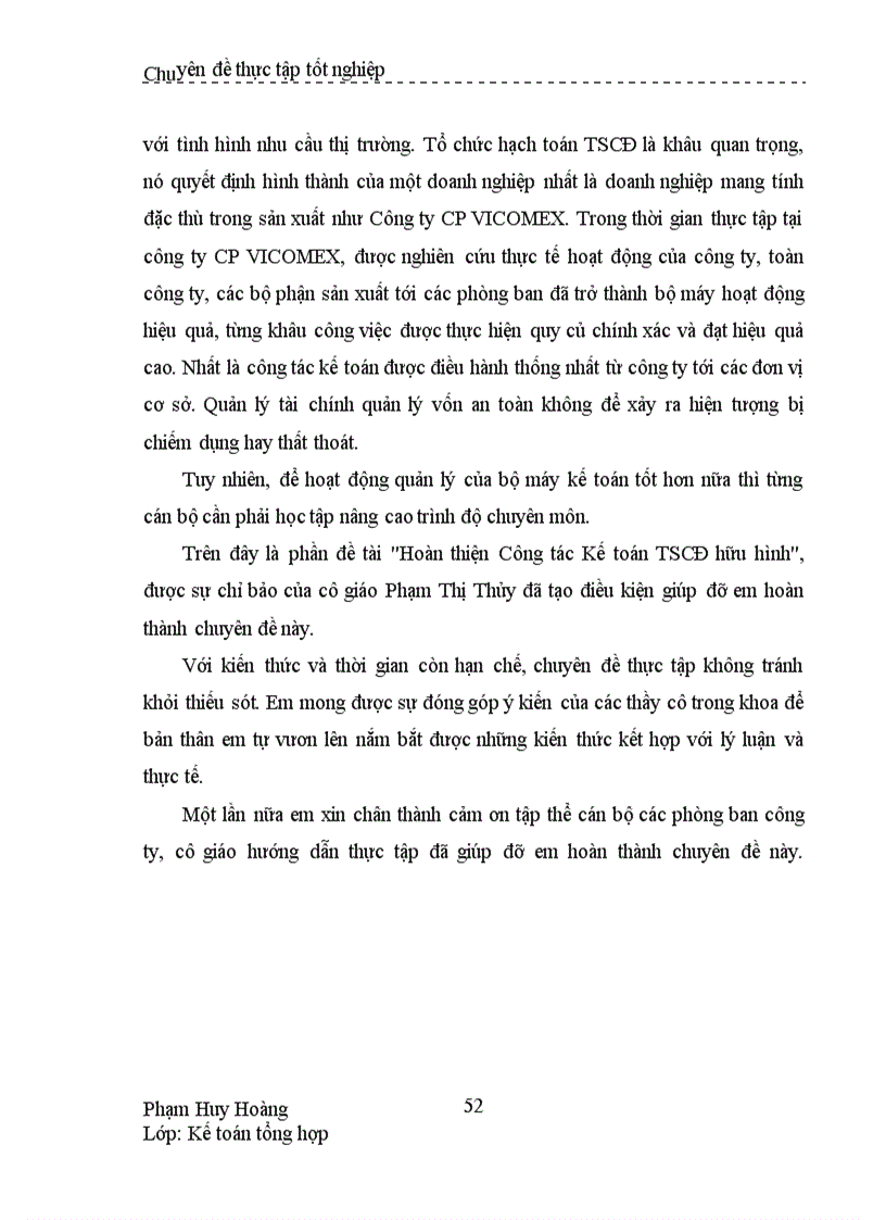 image for page Hoàn thiện Công tác Kế toán TSCĐ hữu hình