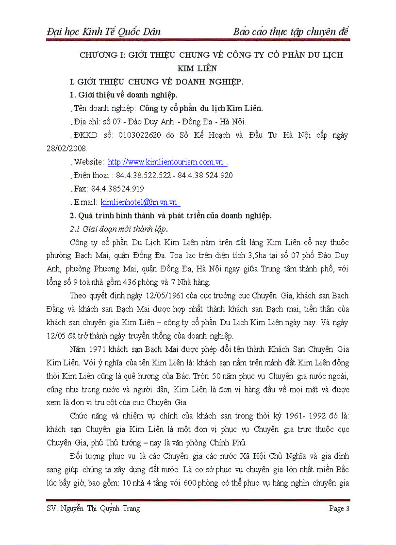 image for page Hoàn thiện công tác tuyển dụng và đào tạo nhân sự tại công ty cổ phần Du Lịch Kim Liên