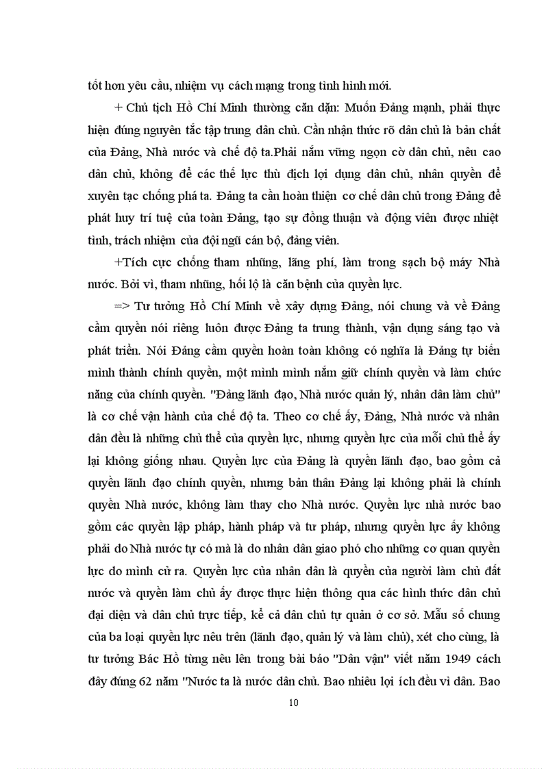 image for page Phân tích luận điểm của Hồ Chí Minh Đảng ta là một Đảng cầm quyền Phải giữ gìn Đảng ta thật trong sạch phải xứng đáng là người lãnh đạo là người đày tớ trung thành của nhân dân Liên hệ với thực tiễn hiện nay
