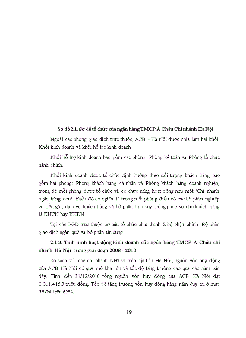 image for page Mở rộng cho vay khách hàng cá nhân tại ngân hàng TMCP Á Châu Chi nhánh Hà Nội