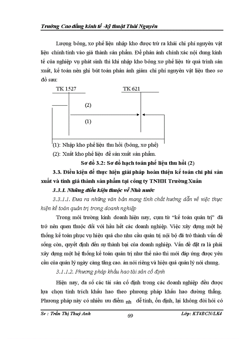 image for page Một số kiến nghị nhằm hoàn thiện kế toán chi phí sản xuất và tính giá thành sản phẩm tại công ty TNHH Trường xuân
