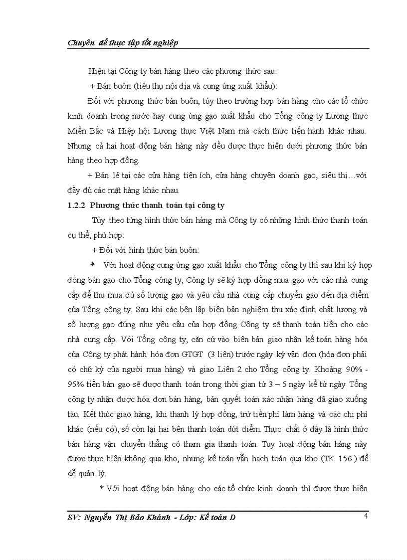 image for page Hoàn thiện kế toán bán hàng và xác định kết quả bán hàng tại Công ty Cổ Phần Phân Phối Bán Lẻ VNF