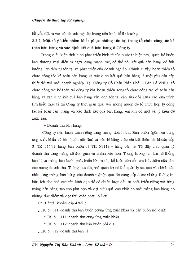 image for page Hoàn thiện kế toán bán hàng và xác định kết quả bán hàng tại Công ty Cổ Phần Phân Phối Bán Lẻ VNF