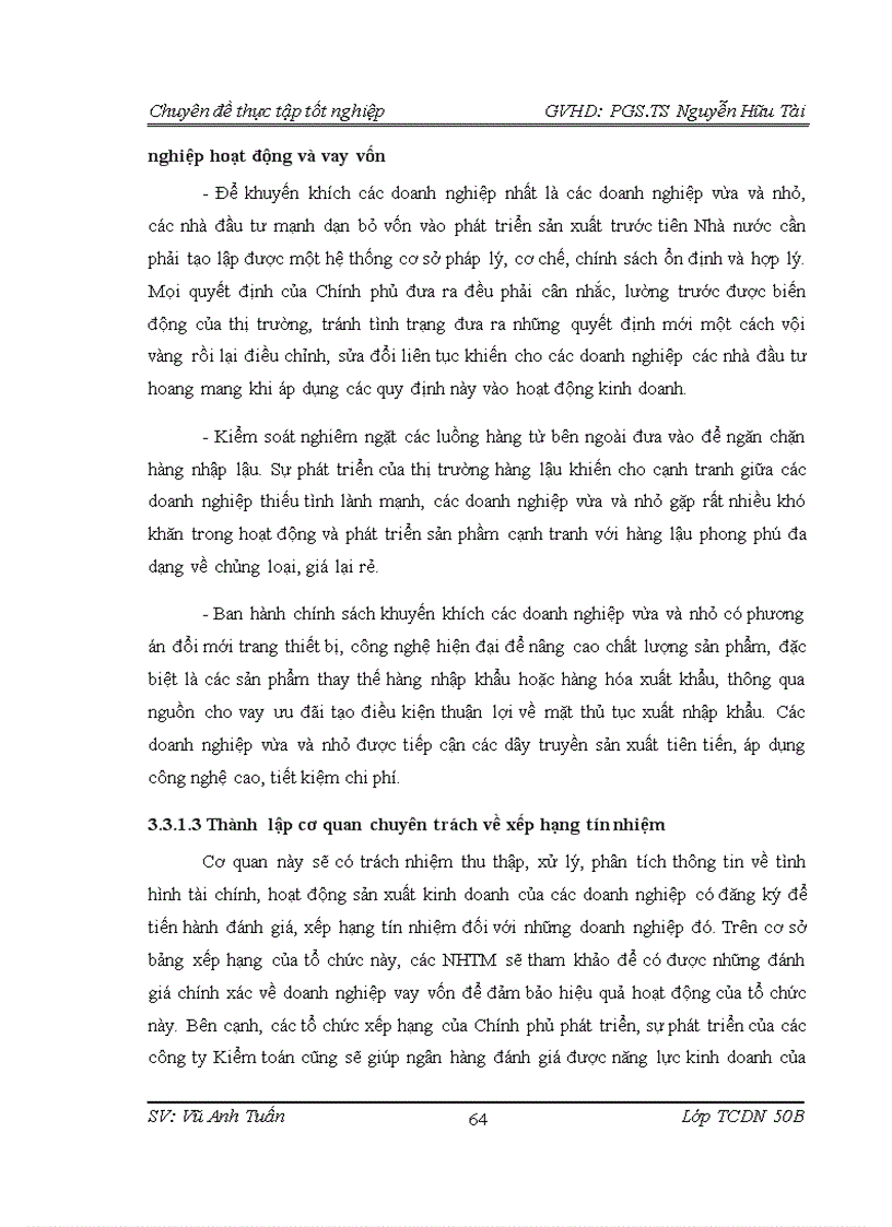 image for page Nâng cao chất lượng tín dụng đối với doanh nghiệp vừa và nhỏ tại ngân hàng Việt Nam Thịnh Vượng VPbank Chi nhánh Đông Đô