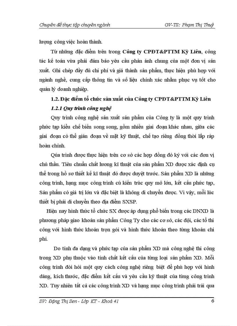 image for page Kế toán tập hợp chi phí sản xuất và tính giá thành sản phẩm của Công ty CPĐT PTTM Kỳ Liên