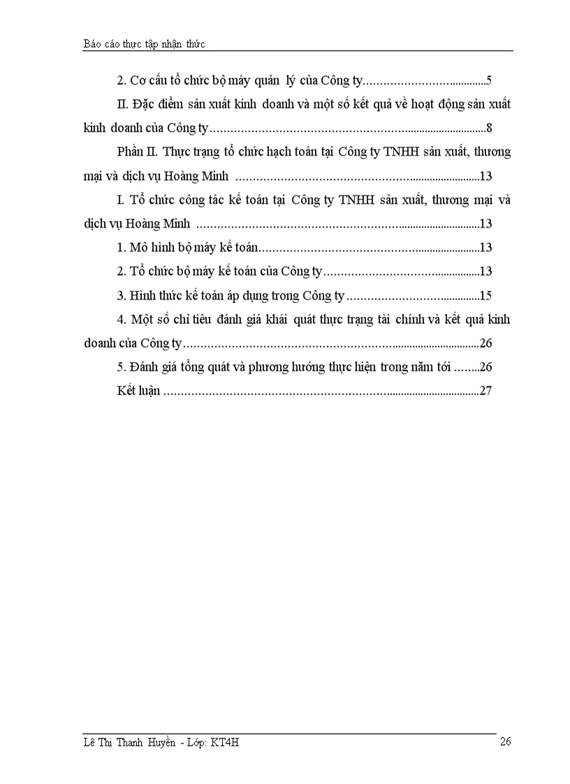 image for page Đánh giá khái quát tổ chức hạch toán kế toán tại Công ty TNHH sản xuất thương mại và dịch vụ Hoàng Minh