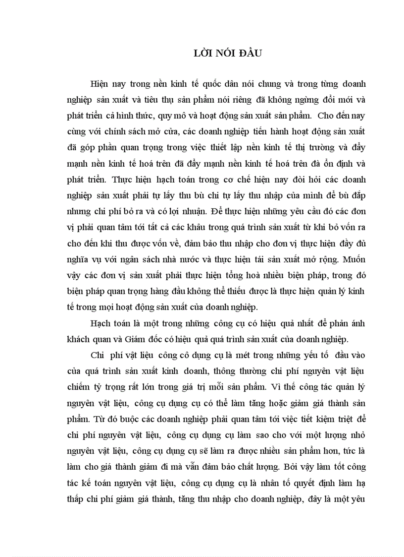 image for page Tổ chức công tác kế toán nguyên vật liệu công cụ dụng cụ tại công ty bánh kẹo Hải Châu