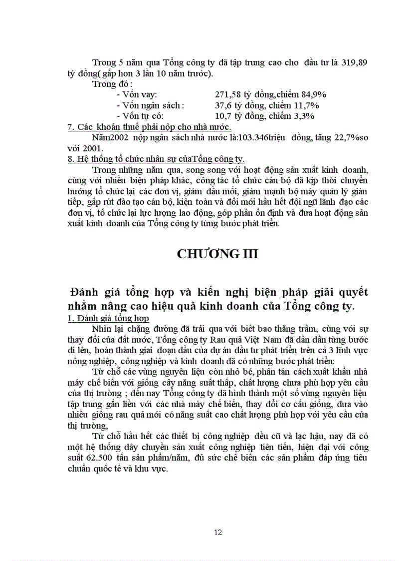 image for page Báo cáo thực tập tại Tổng công ty XNK rau quả Việt Nam