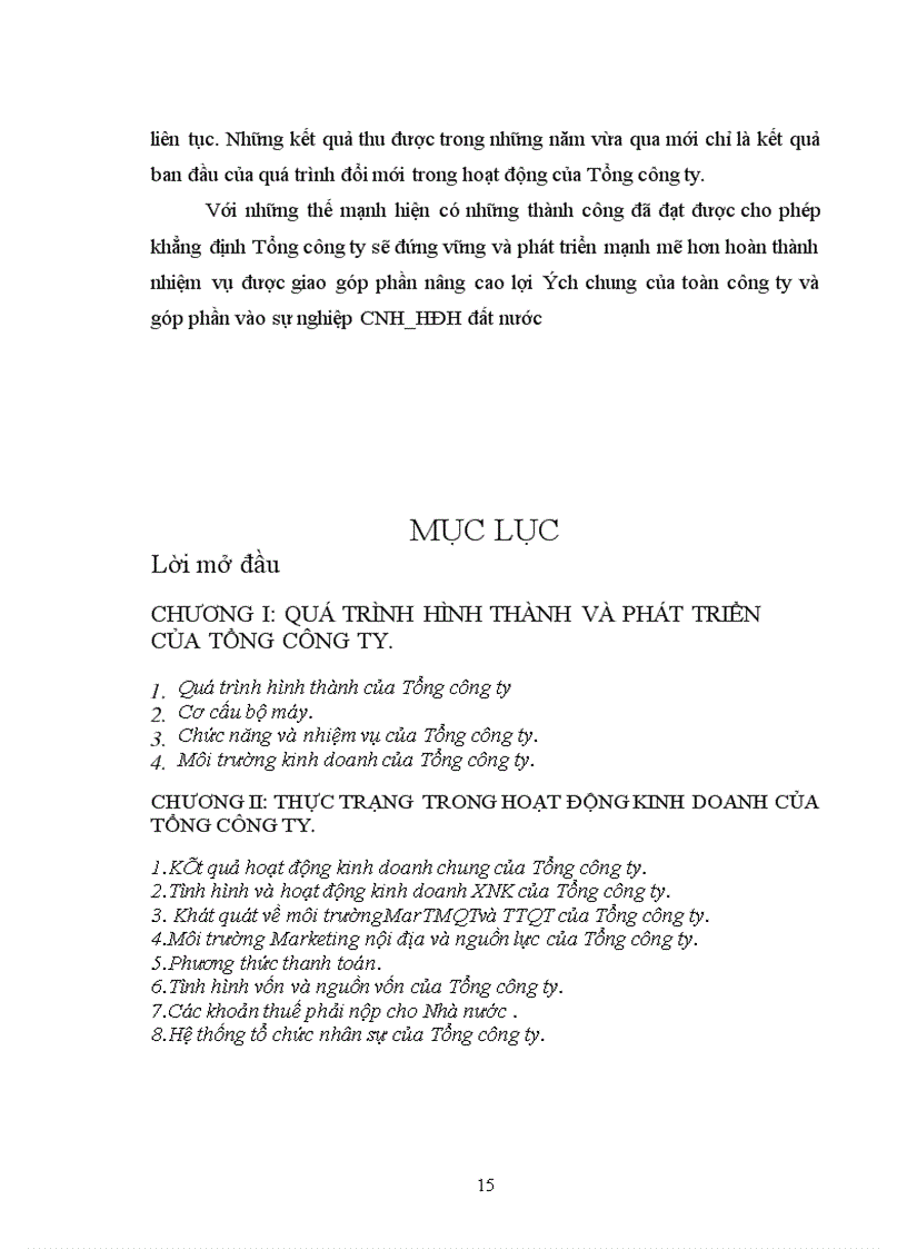 image for page Báo cáo thực tập tại Tổng công ty XNK rau quả Việt Nam