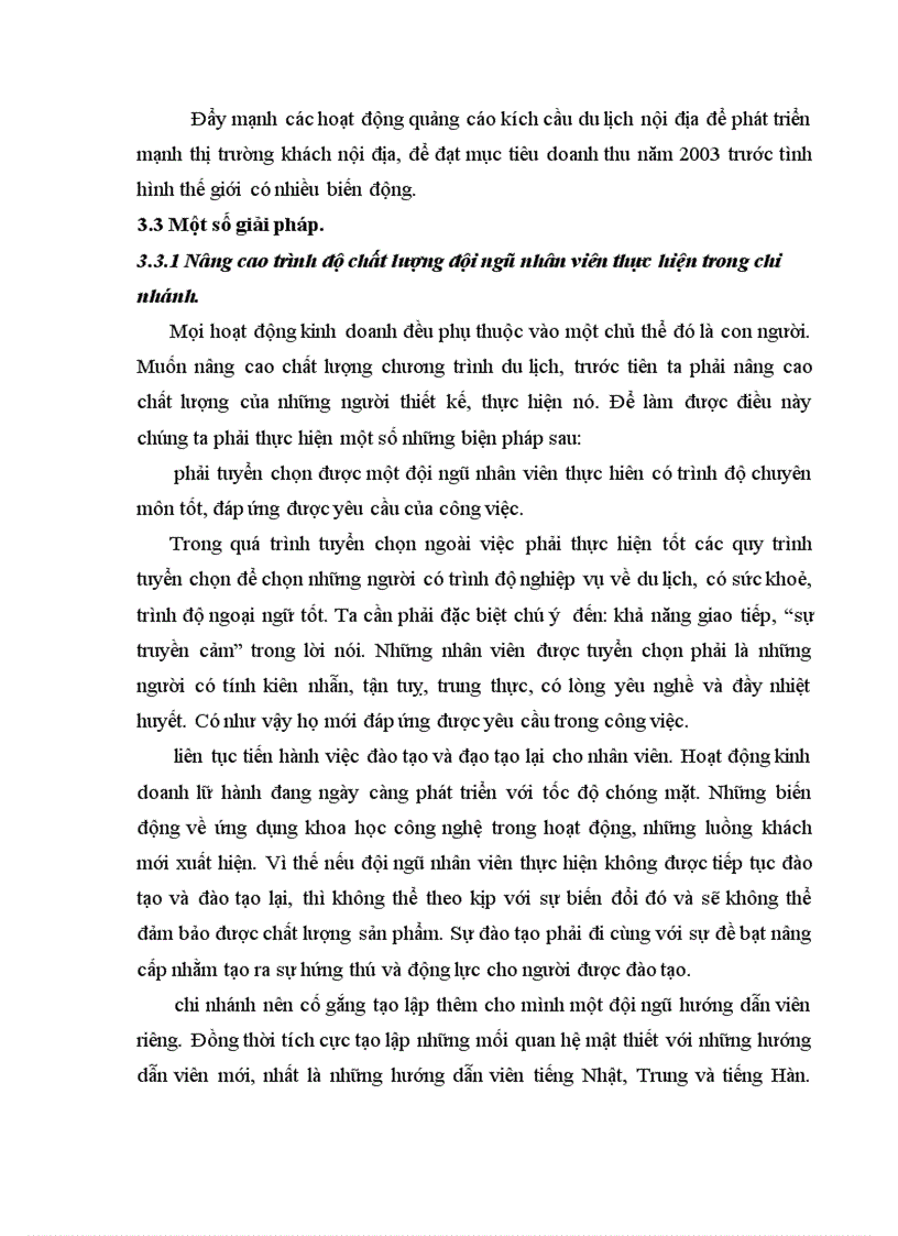 image for page Hoàn thiện hoạt động tổ chức thực hiện chương trình du lịch tại Công ty Du lịch Hương Giang chi nhánh Hà Nội