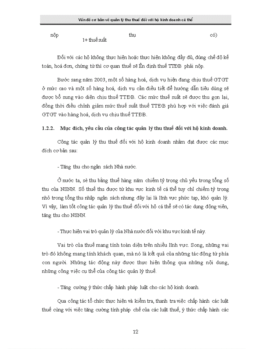 image for page Giải pháp tăng cường công tác quản lý thu thuế đối với hộ kinh doanh cá thể tại chi cục thuế hai bà trưng