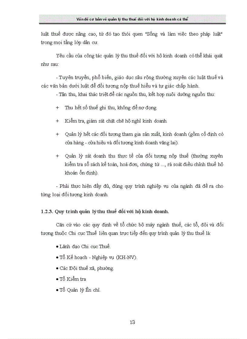 image for page Giải pháp tăng cường công tác quản lý thu thuế đối với hộ kinh doanh cá thể tại chi cục thuế hai bà trưng