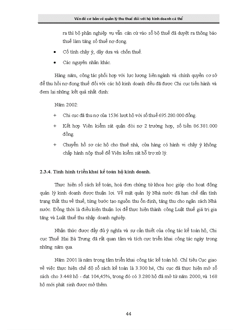 image for page Giải pháp tăng cường công tác quản lý thu thuế đối với hộ kinh doanh cá thể tại chi cục thuế hai bà trưng