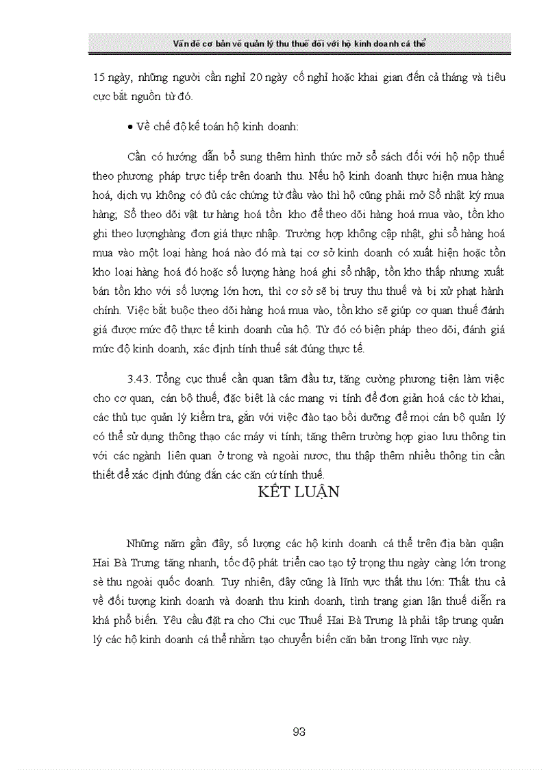image for page Giải pháp tăng cường công tác quản lý thu thuế đối với hộ kinh doanh cá thể tại chi cục thuế hai bà trưng