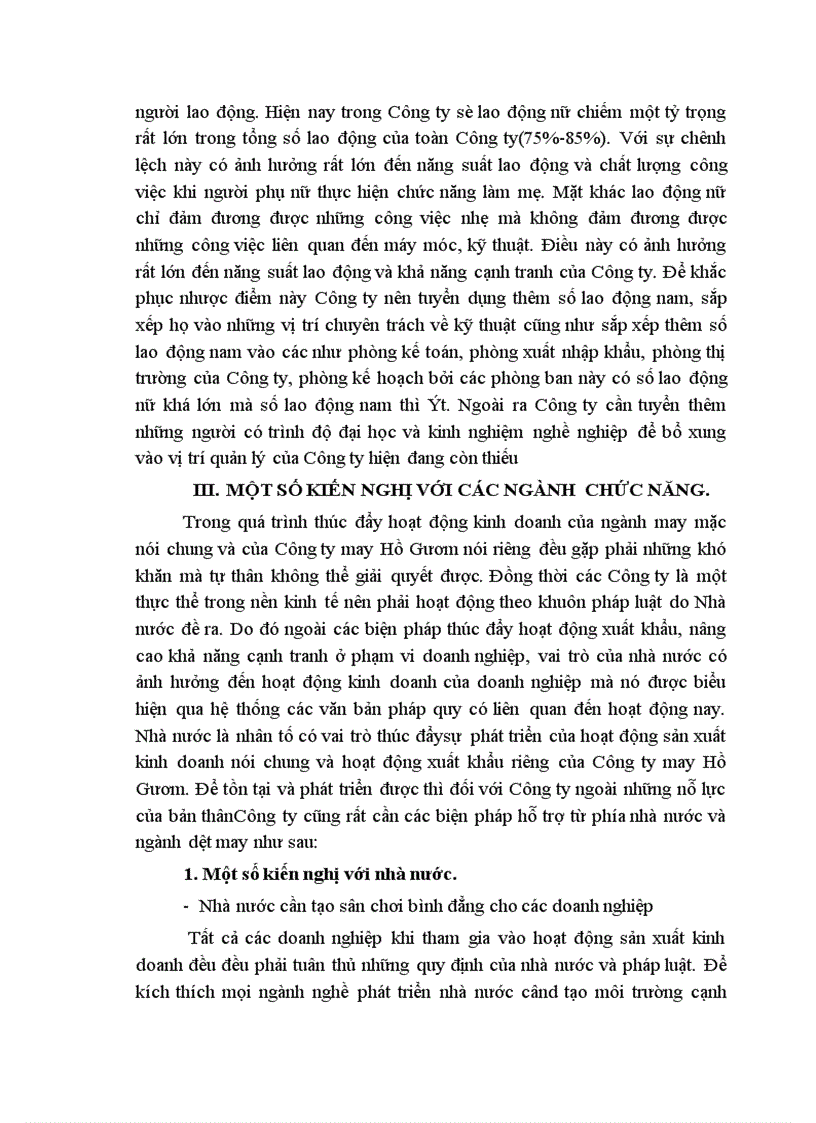 image for page Một số giải pháp nhằm nâng cao khả năng cạnh tranh của Công ty may Hồ Gươm