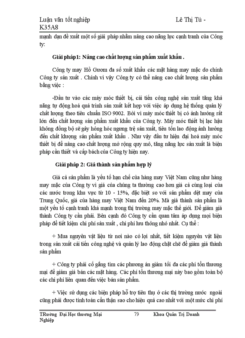 image for page Một số giải pháp nhằm nâng cao khả năng cạnh tranh của Công ty may Hồ Gươm 1