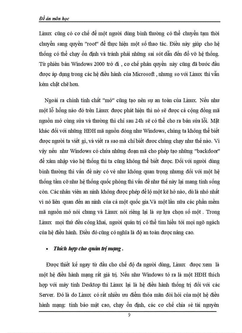 image for page Tổng quan về hệ điều hành LINUX 1