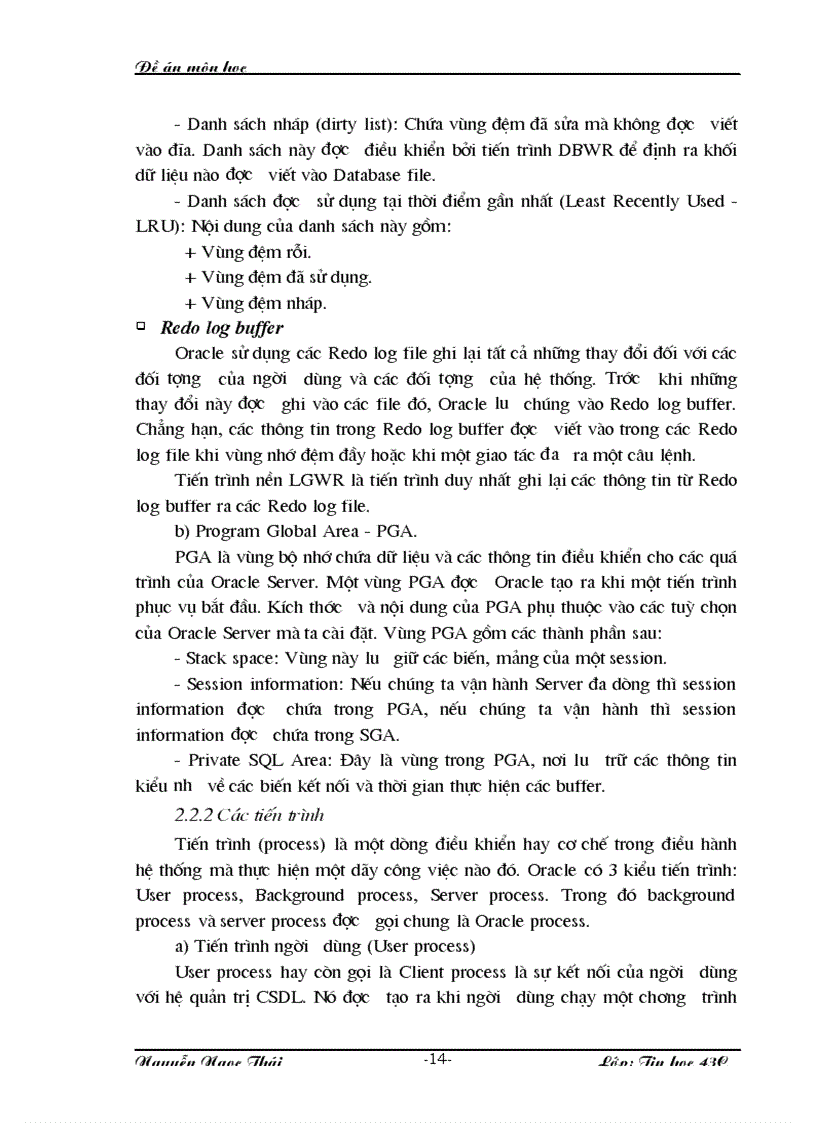 image for page Tìm hiểu Hệ Quản trị CSDL Oracle trong môi trường Windows Server 2000