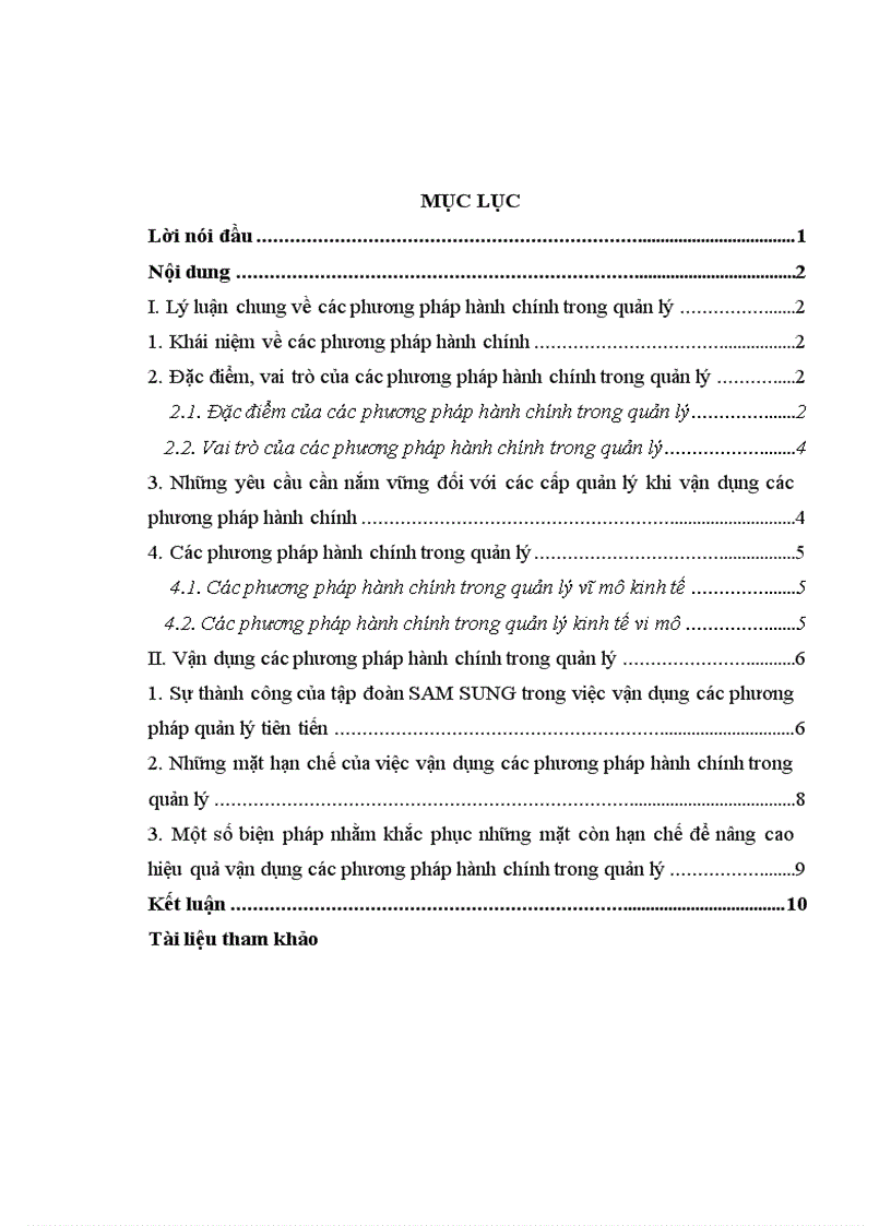 image for page Các phương pháp hành chính trong quản lý và vận dụng trong doanh nghiệp 1