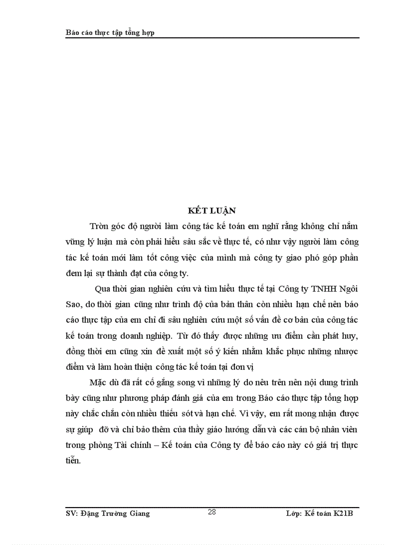 image for page Đặc điểm tổ chức hạch toán kế toán của Công ty TNHH Ngôi Sao 1