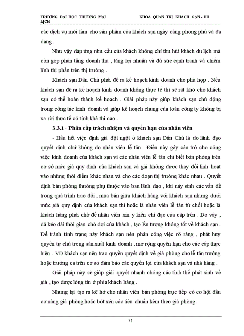 image for page Hoàn thiện chính sách giá nhằm thu hút khách đến khách sạn Dân Chủ Hà Nội