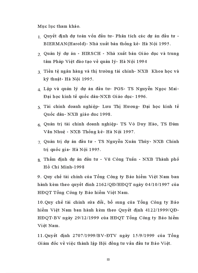 image for page Giải pháp nâng cao chất lượng thẩm định tài chính dự án đầu tư tại Tổng công ty Bảo hiểm Việt Nam