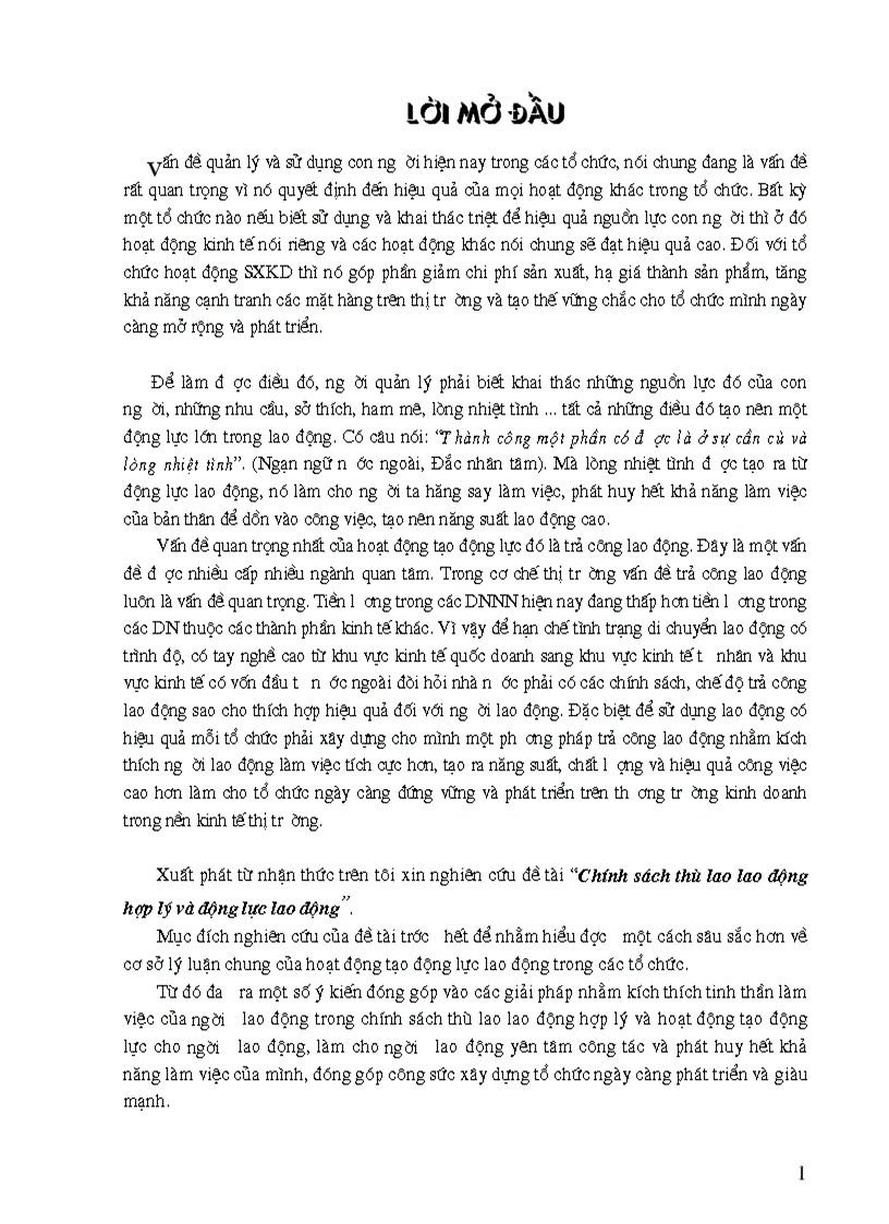 image for page Chính sách thù lao lao động hợp lý và động lực lao động