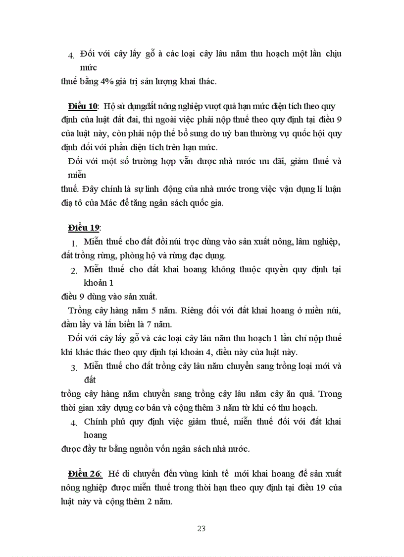 image for page Lý luận về địa tô của CácMac và sự vận dụng vào chính sách đất đai ở Việt Nam hiện nay