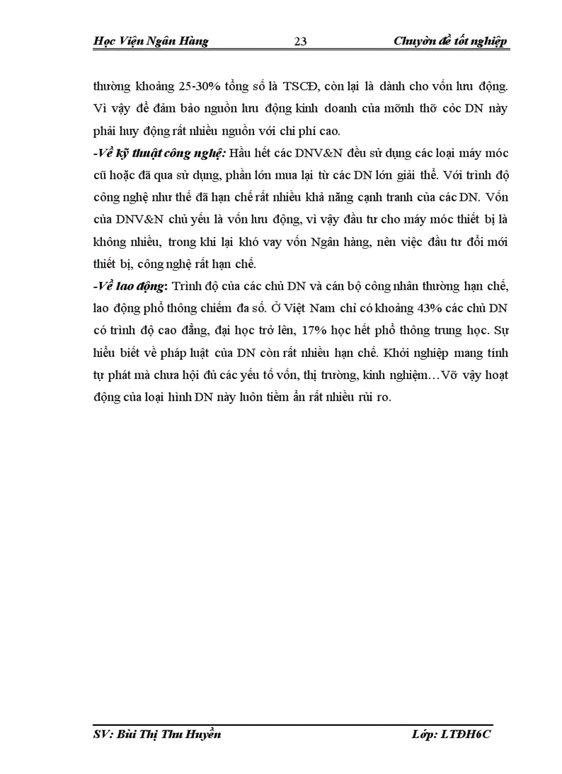 image for page Giải pháp mở rộng tín dụng đối với doanh nghiệp vừa và nhỏ tại NHNo PTNT Thăng Long