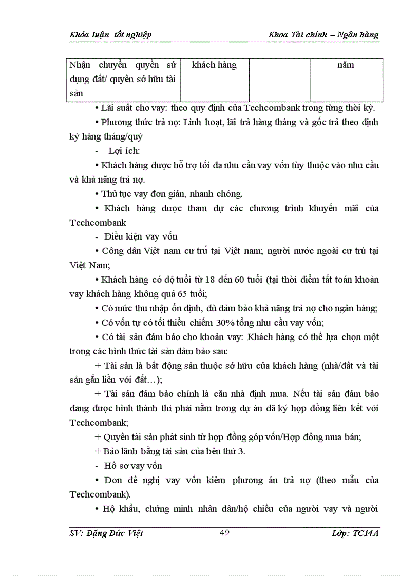image for page Giải pháp nhằm nâng cao chất lượng cho vay tiêu dùng tại ngân hàng thương mại cổ phần Kỹ thương Việt Nam Techcombank chi nhánh Hoàng Quốc Việt