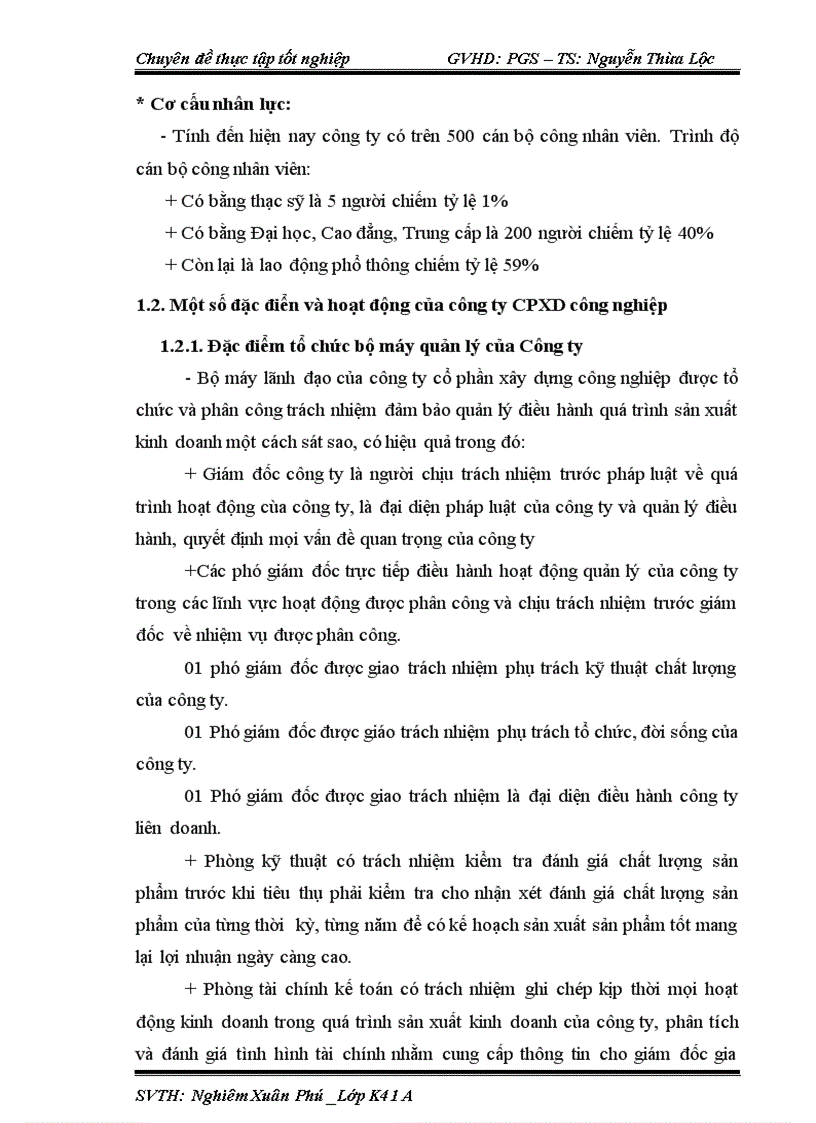 image for page Bảo đảm vật tư cho sản xuất tại công ty cổ phần xây dựng công nghiệp