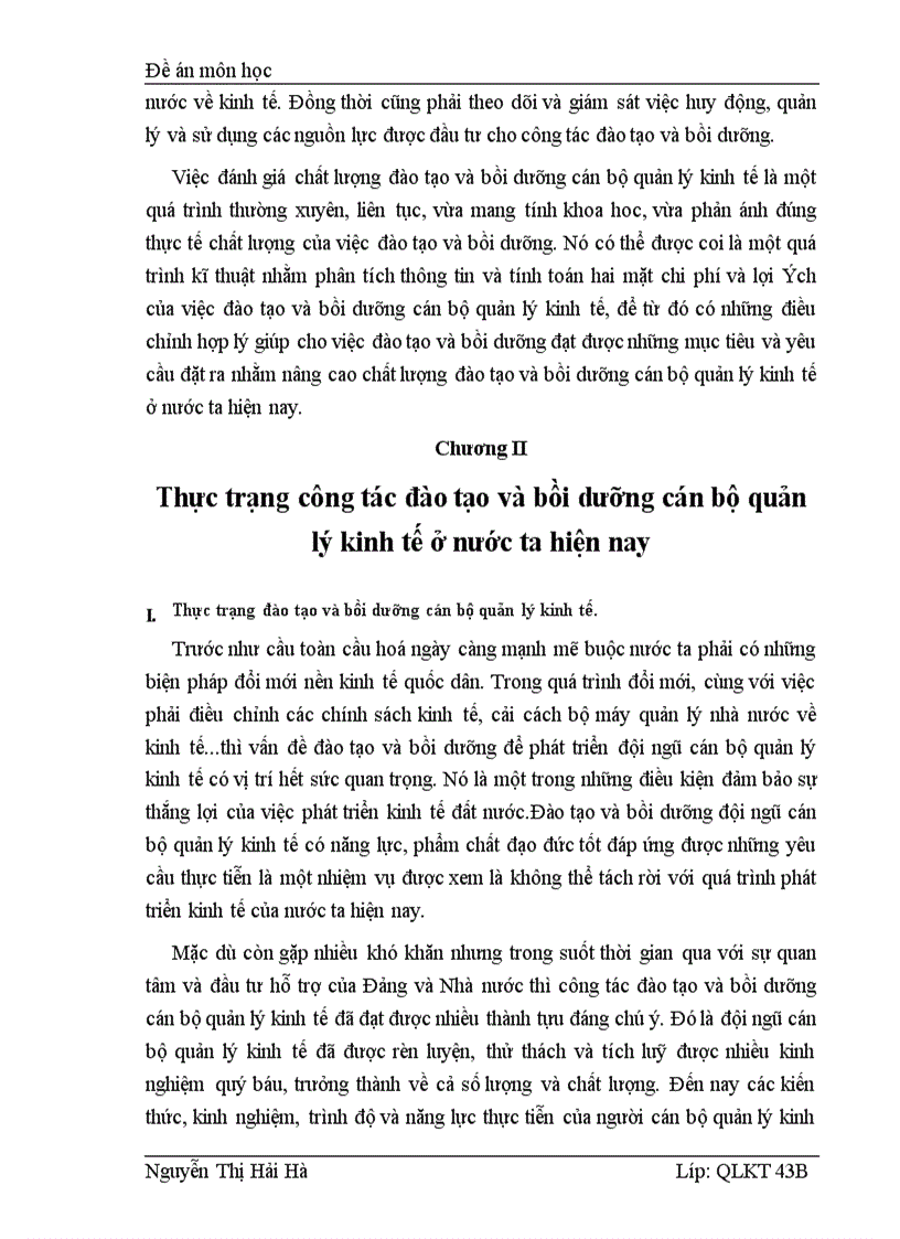 image for page Nâng cao chất lượng đào tạo và bồi dưỡng cán bộ quản lý kinh tế ở nước ta hiện nay
