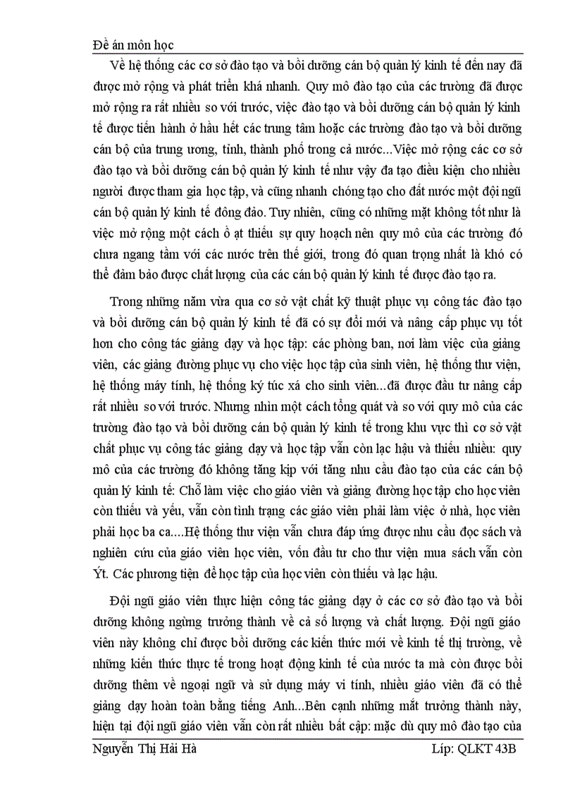image for page Nâng cao chất lượng đào tạo và bồi dưỡng cán bộ quản lý kinh tế ở nước ta hiện nay
