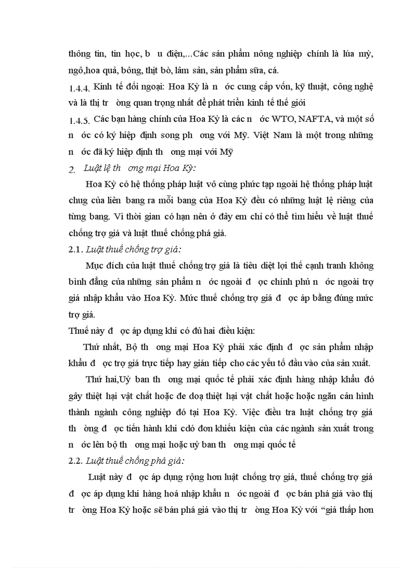image for page Xuất khẩu hàng hoá của Việt Nam vào thị trừờng Hoa Kỳ Những vấn đề đặt ra và giải pháp phát triển