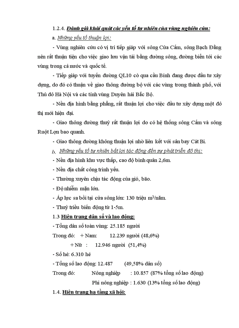 image for page Nội dung quy hoạch chi tiết khu đô thị bắc sông Cấm