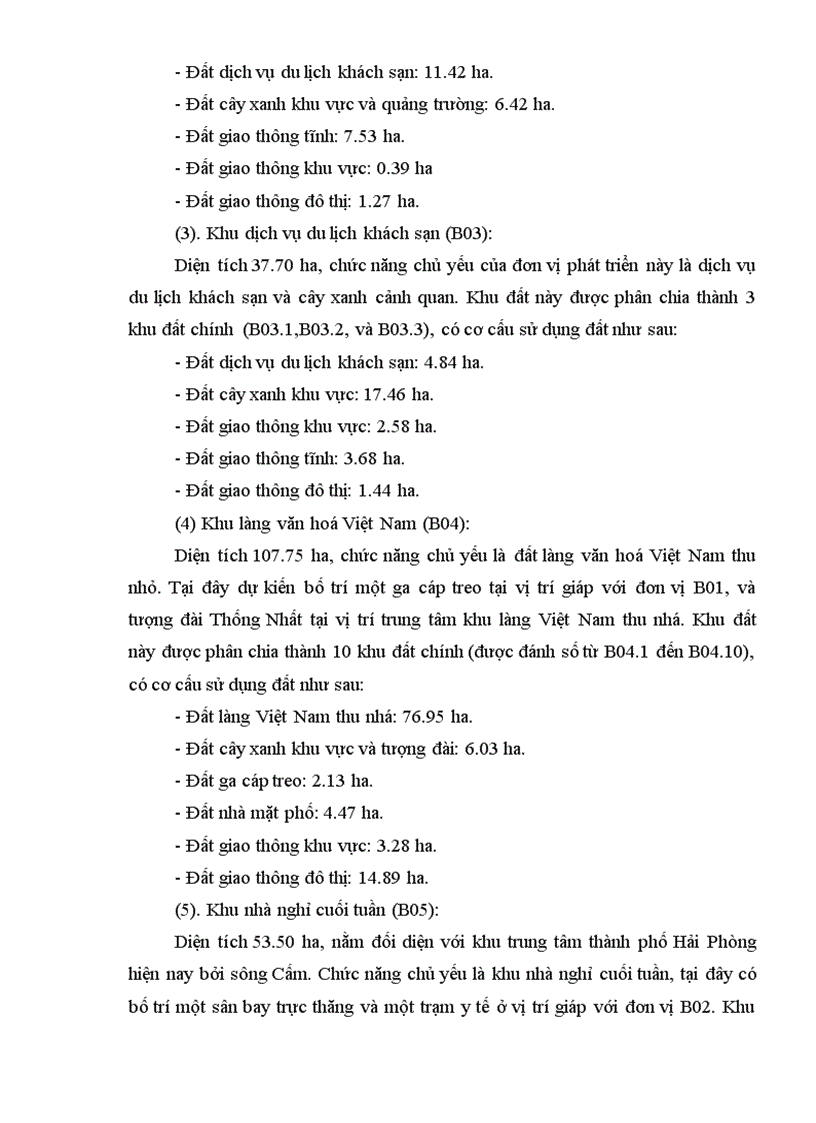 image for page Nội dung quy hoạch chi tiết khu đô thị bắc sông Cấm