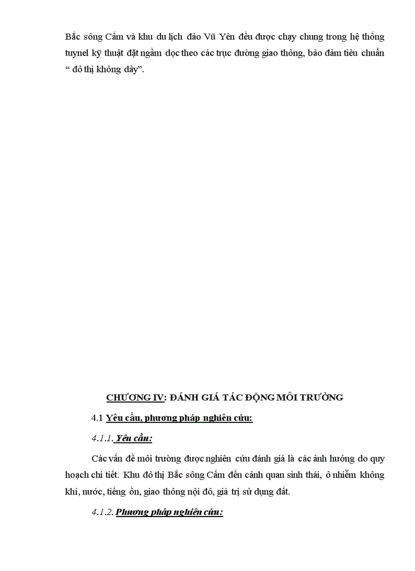 image for page Nội dung quy hoạch chi tiết khu đô thị bắc sông Cấm